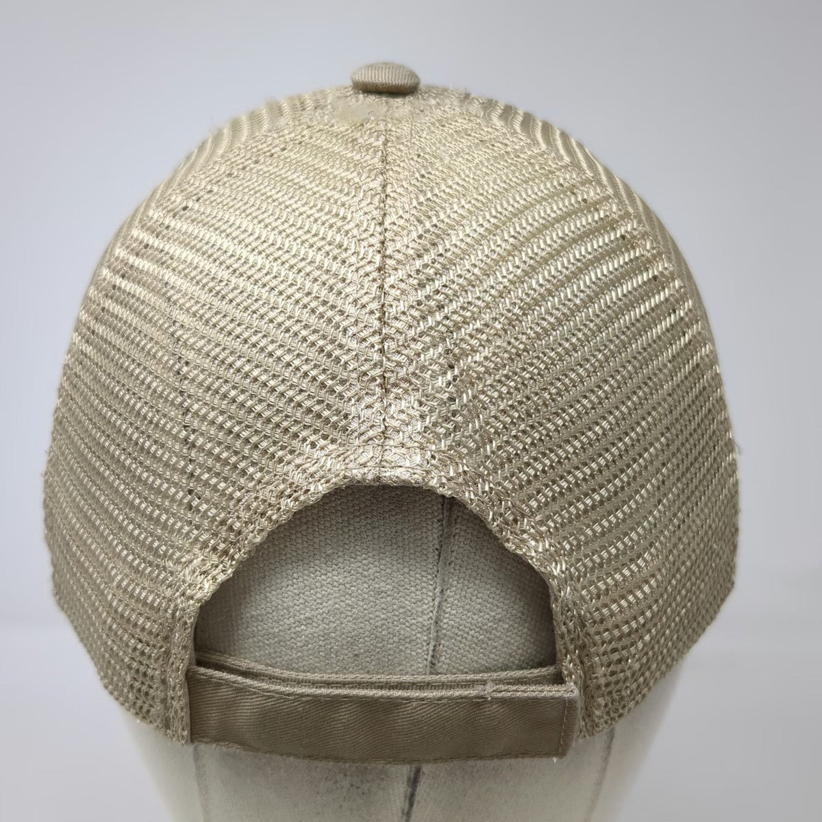 Cintas Baseball Cap Beige OSFM Consolidated Communications Mesh Strapback Hat