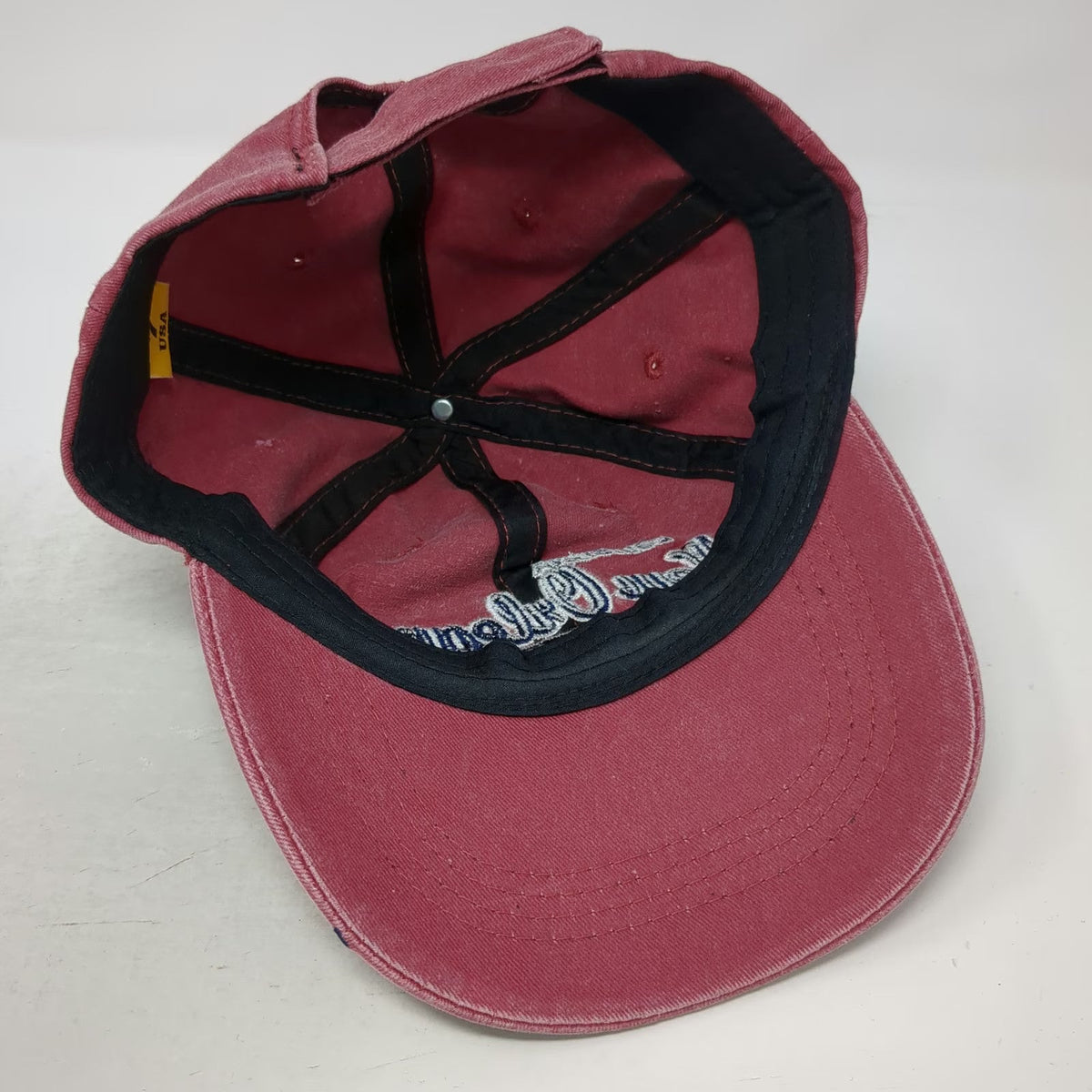 Lucky 7 Baseball Cap Red Blue White One Size New Orleans Louisiana Strapback Hat