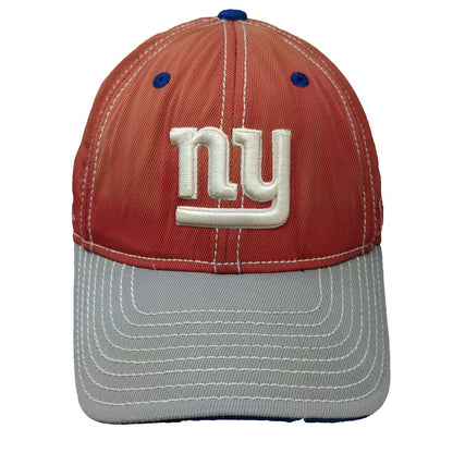 Reebok NFL New York Giants Baseball Cap Red One Size NY Logo Contrast Stitching