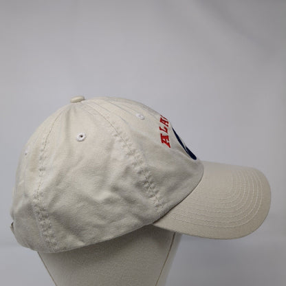Alaska Slideback Hat Tan One Size Adjustable Embroidered Vented Holes 6 Panel