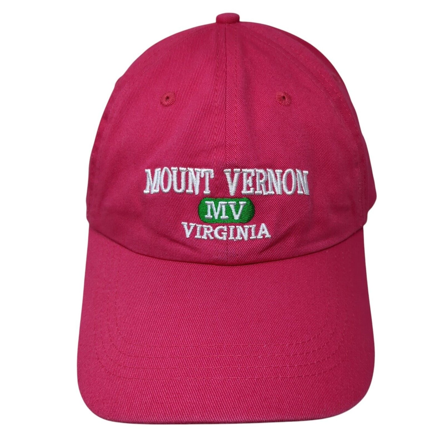 Mount Vernon Virginia Slideback Hat Pink One Size Prairie Mountain