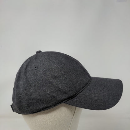 George Slideback Hat Gray OS Blank Vegan Leather Adjustable Strap