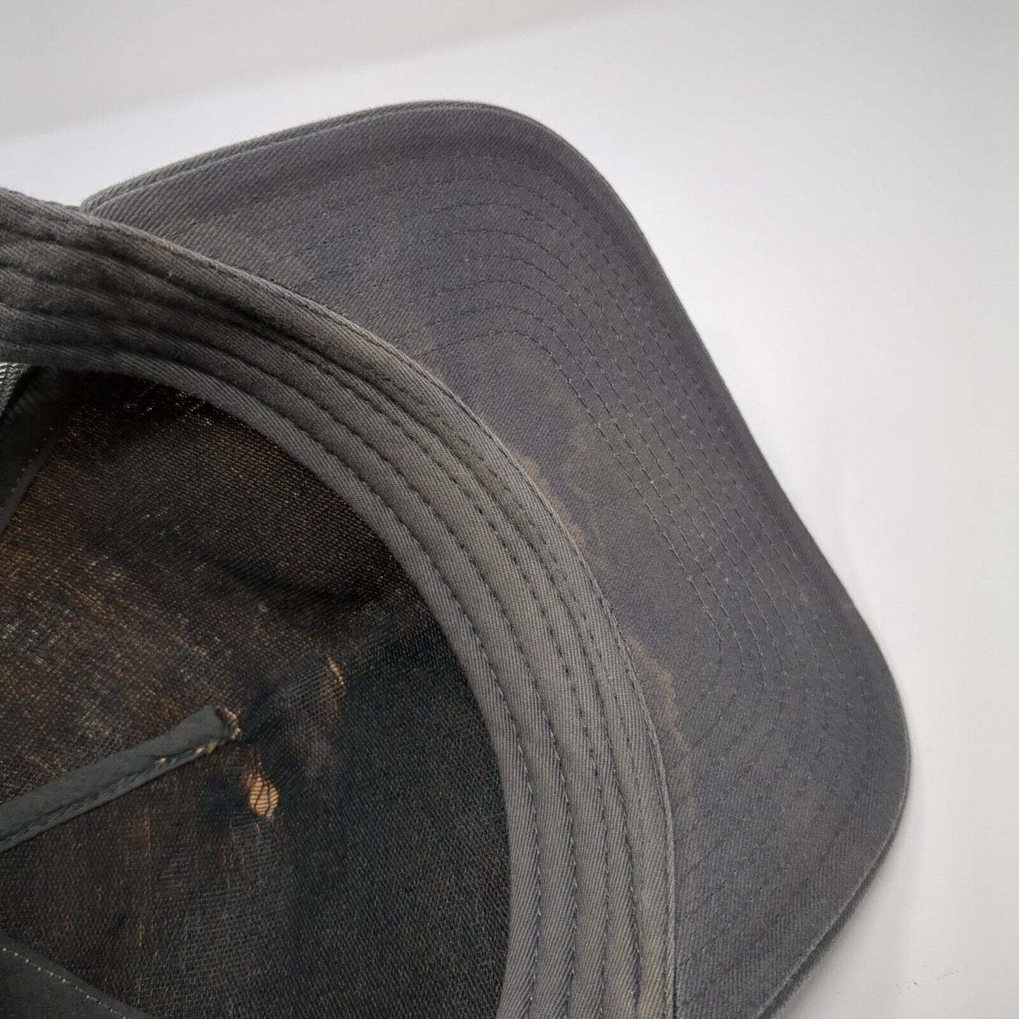 Otto Snapback Trucker Cork Hat Gray One Size Adjustable Mesh Back Polyester