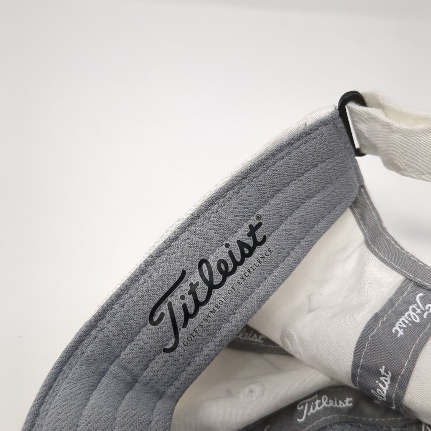 Titleist Strapback Hat White One Size Adjustable Golf Flag 6 Panel