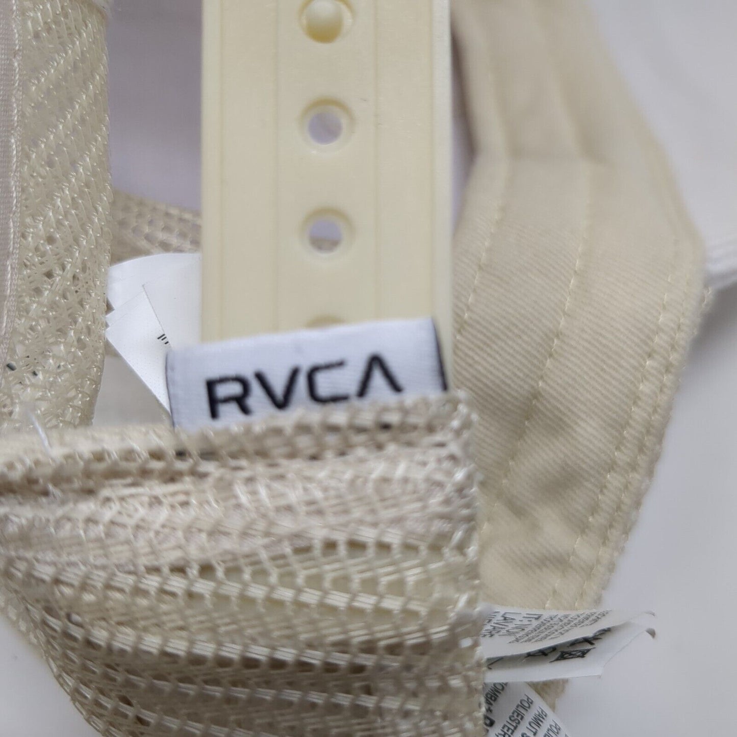 RVCA Snapback Trucker Hat Multicolor One Size Adjustable Mesh Back 6 Panel