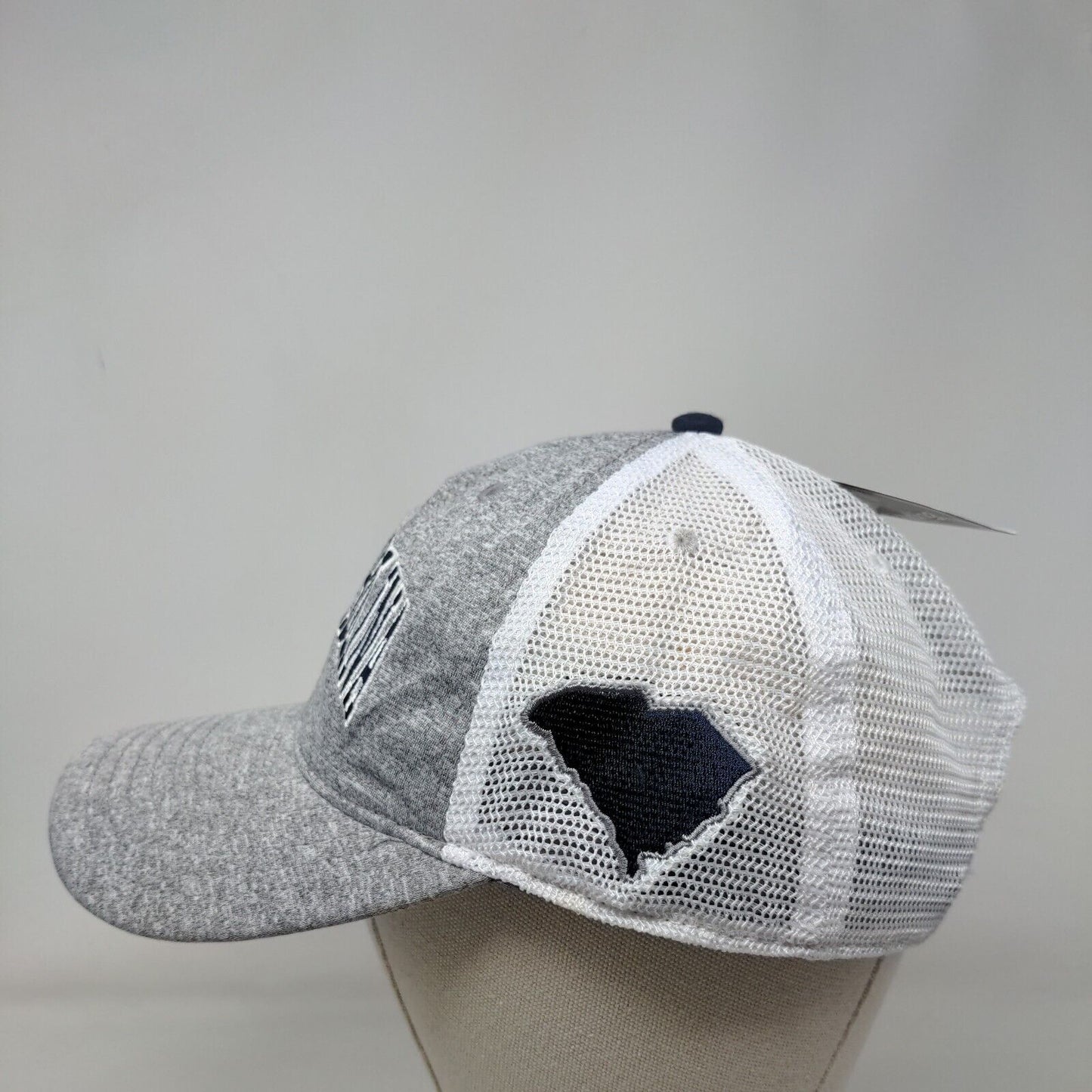 South Carolina Snapback Mesh Back Trucker Hat Gray OSFA Captivating W/Tags