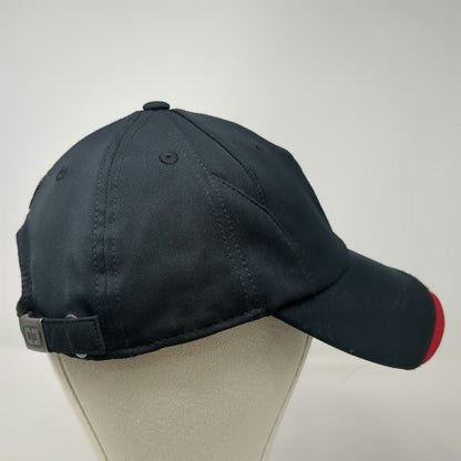 OGIO Baseball Cap Black One Size Polyester Slideback Hat Curved Brim Logo