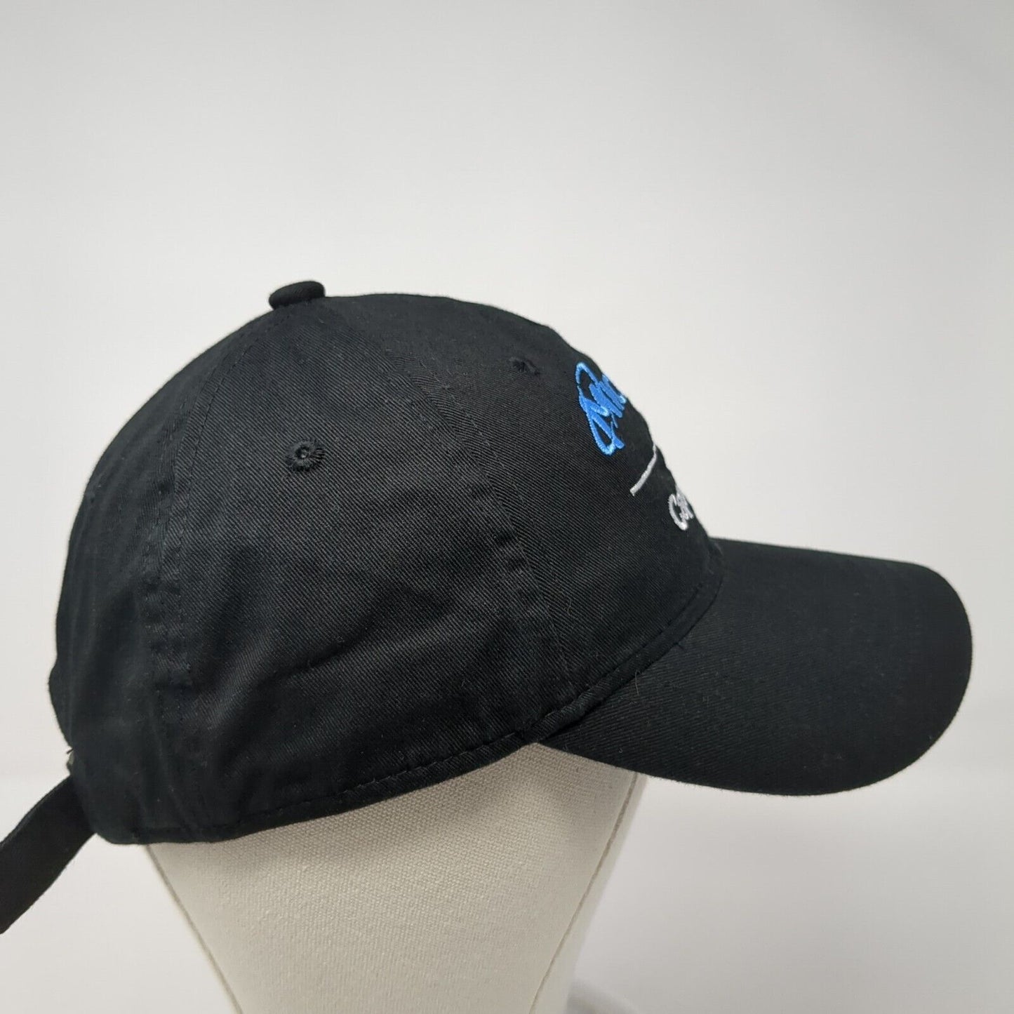Micron Capable Adult Slideback Hat Black OS Adjustable Embroidered Outdoor Cap