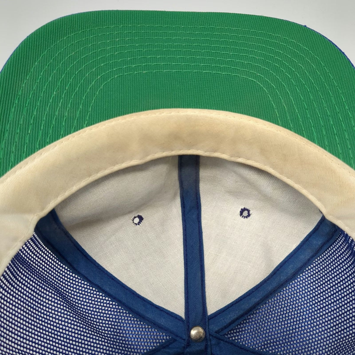 Sports Specialties New York Mets MLB Blue Trucker Hat 7 5/8 Mesh Back Green