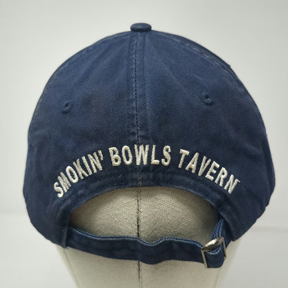 AMP Smokin' Bowls Tavern Vail Colorado Baseball Cap Blue One Size Hat EST 1966