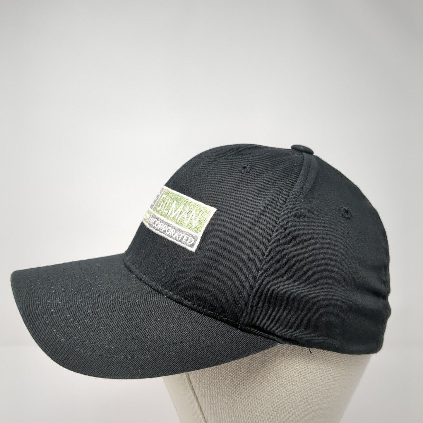Lee Gilman Builders Inc Fitted Hat Black S-M Embroidered Flexfit Yupoong