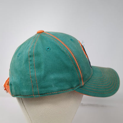 Miami Dolphins NFL Reebok Green Orange One Size Cap Embroidered Strapback Hat