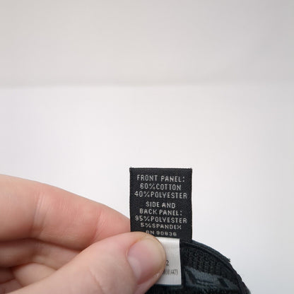 PPS Fitted Mesh Back Trucker Hat Black L/XL Embroidered Port Authority