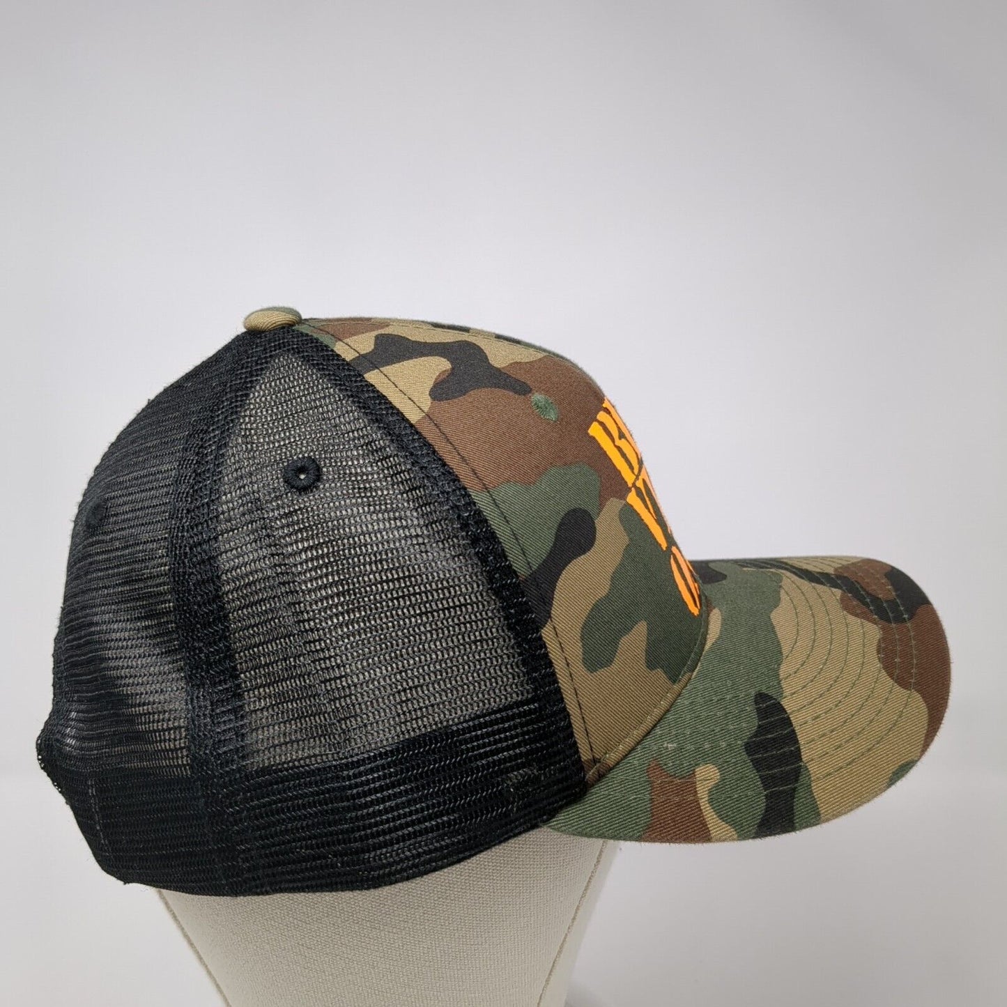 Beer Vibes Only Snapback Mesh Back Trucker Hat Camo One Size Adjustable