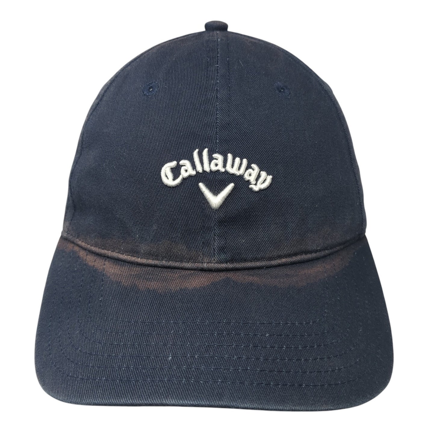 Callaway Slideback Baseball Cap Blue One Size Adjustable Embroidered 6 Panel
