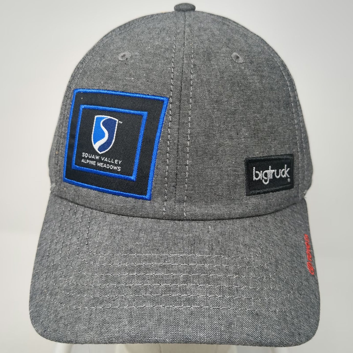 Bigtruck Snapback Gray One Size Squaw Valley Alpine Meadows Toyota Patch Hat