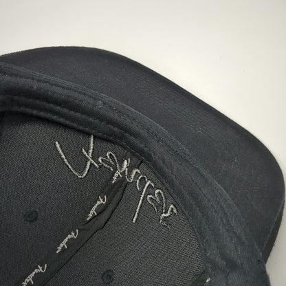 Fender Snapback Hat Black One Size Flat Brim Embroidered Logo Music Gear