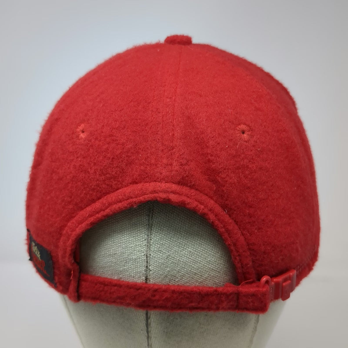 San Francisco 49ers NFL Schuessler Knitting Mills Red OS Fleece Strapback Hat
