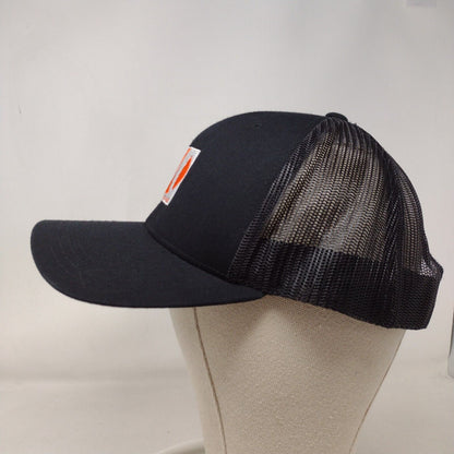 InPhone Snapback Mesh Back Trucker Hat Black OSFA Embroidered Yupoong