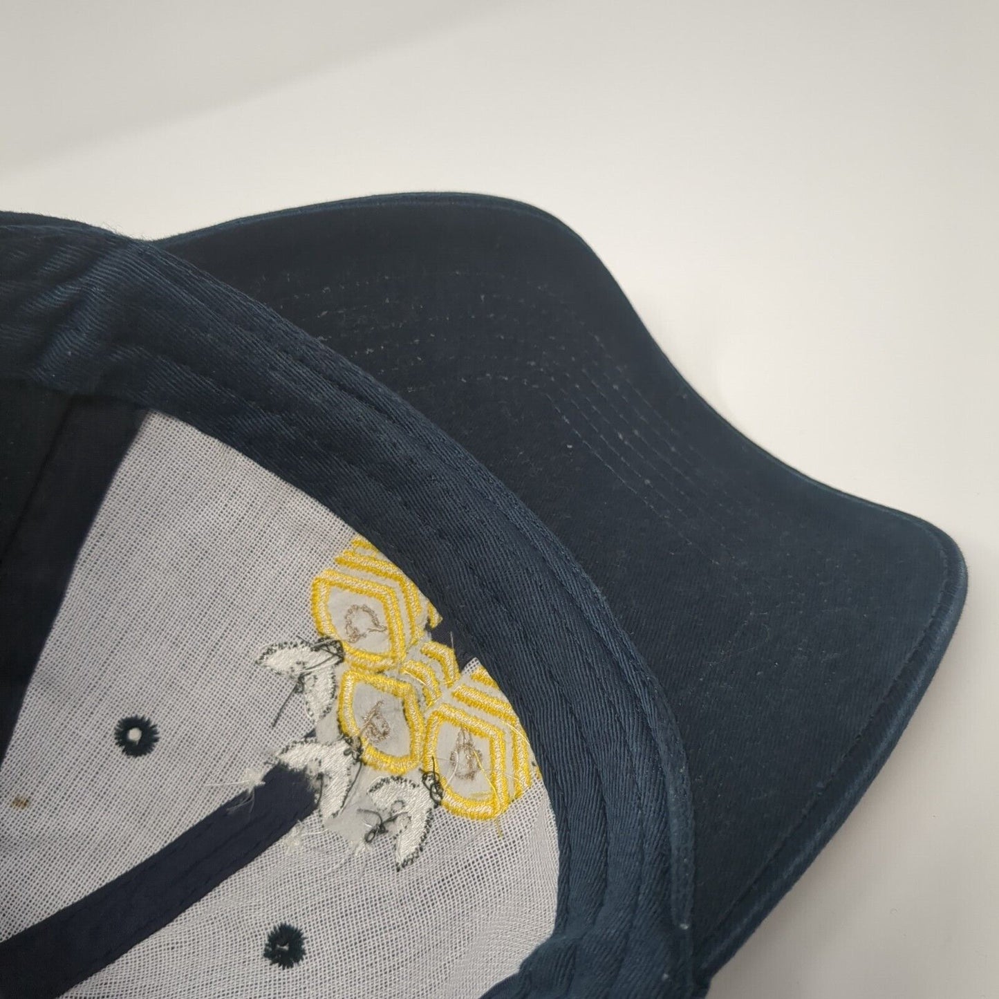 CPO Chevron Strapback Hat Blue OS Adjustable Embroidered 6 Panel Eagle Crest