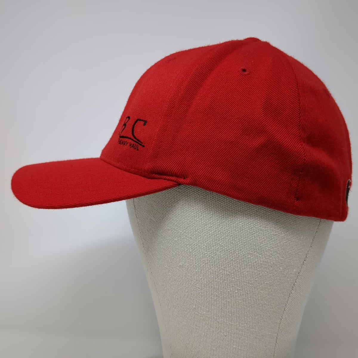 Flexfit Baseball Cap Red XL Fitted RC Heavy Haul Hellanbach Trucking Hat