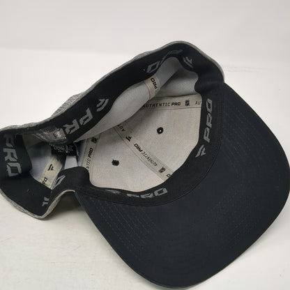 Philadelphia Flyers NHL Fanatics Cap Black Gray XL Heathered Flex Fit Hat Logo