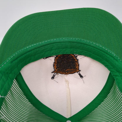 Dbl Mtn Snapback Trucker Hat Green One Size Adjustable Mesh Back Classic Yupoong