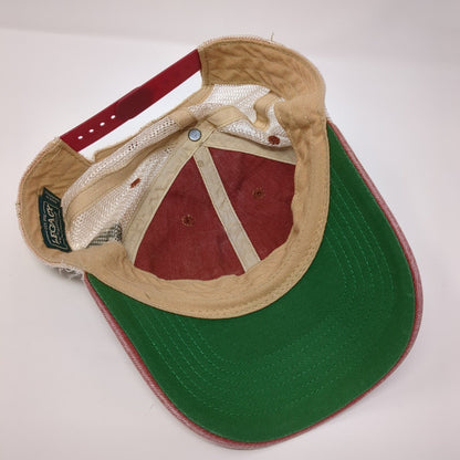 Catalina Snapback Mesh Back Trucker Hat Red OSFA Colorblock Legacy