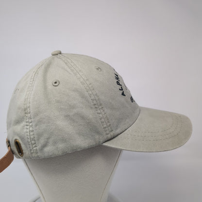 Alpha Xi Delta Est 1893 Slideback Baseball Cap Brown One Size Adjustable Adams