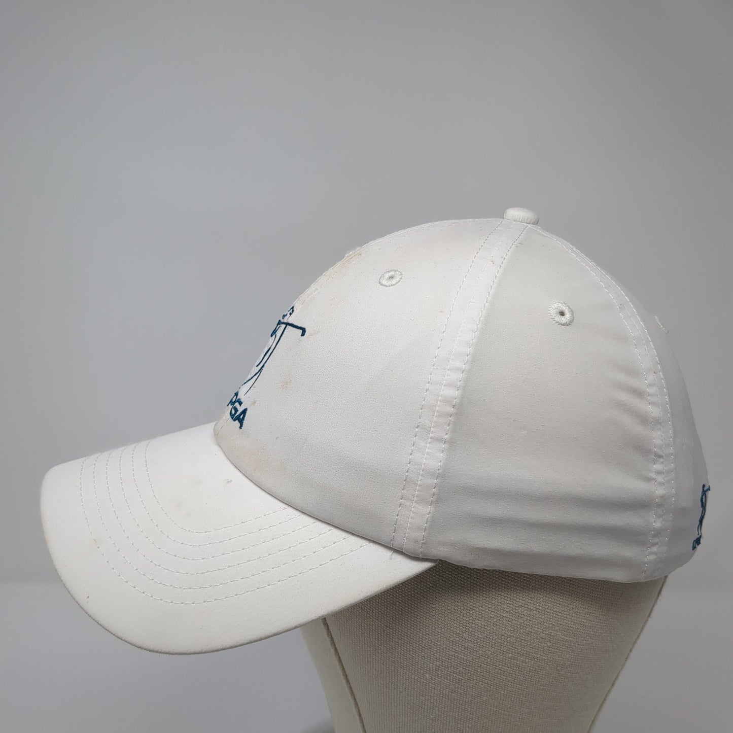 LPGA Strapback Baseball Cap White One Size Adjustable Embroidered 6 Panel