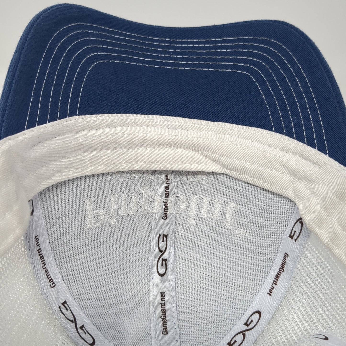 Pinpoint Fungicide Snapback Trucker Hat Blue One Size Mesh Back Outdoor