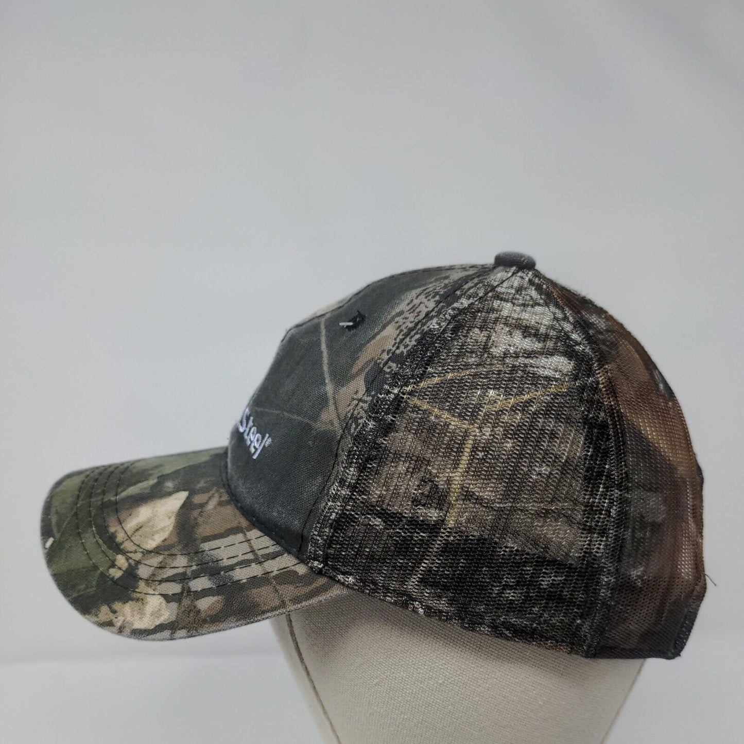 True North Steel Strapback Mesh Back Trucker Hat Camo Adult Outdoor Cap