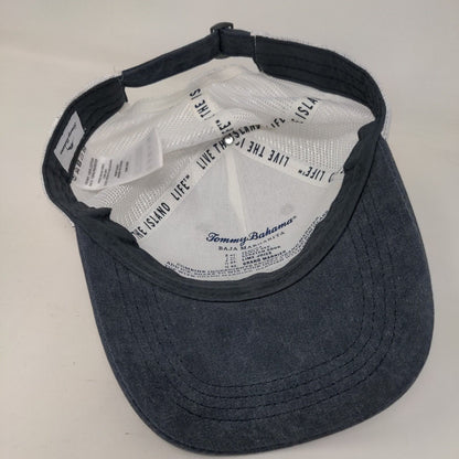 Tommy Bahama Marlin Slideback Trucker Hat Blue One Size Mesh Back