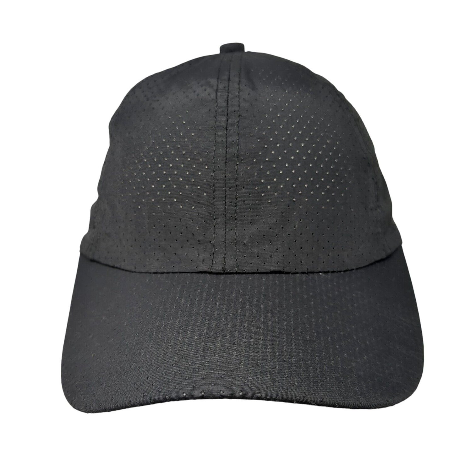 Unbranded Slideback Hat Black One Size Adjustable Breathable 6 Panel Blank