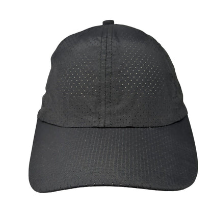 Unbranded Slideback Hat Black One Size Adjustable Breathable 6 Panel Blank