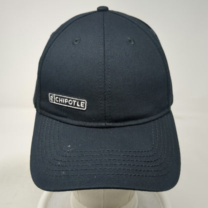 Loomstate Chipotle Baseball Cap Black One Size Organic Cotton Strapback Hat Logo