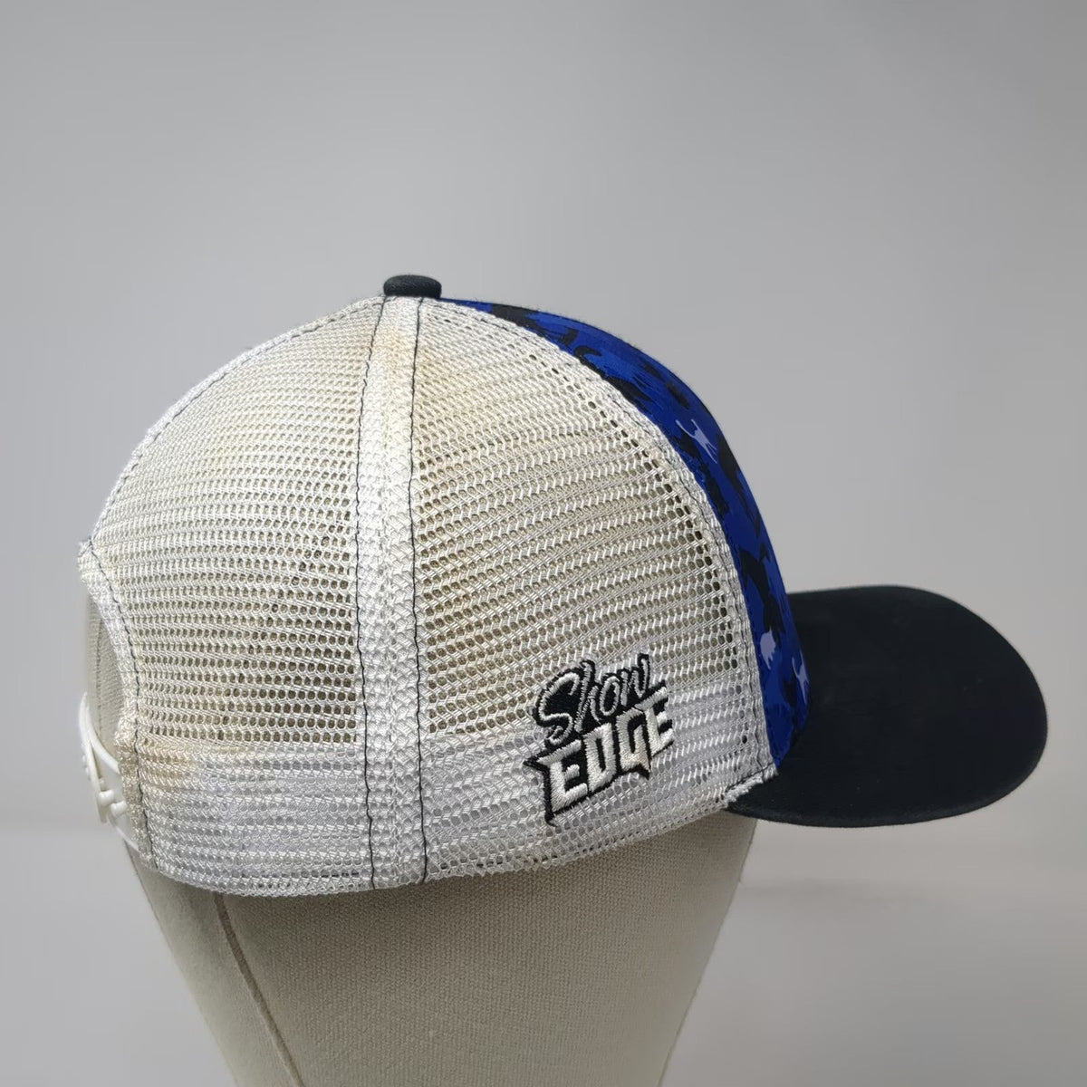 Classic TL Caps Blue Animal Camo Trucker Hat One Size D-H Supply Show Edge