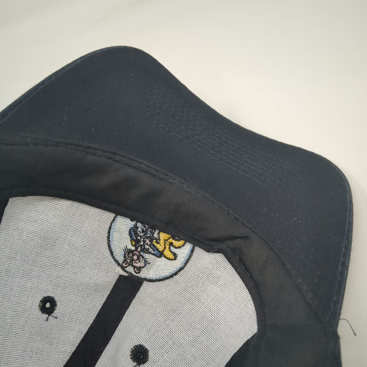 Port & Company Baseball Cap Black One Size Strapback Pink Panther 35th Patch