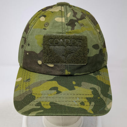 Condor Baseball Cap Green One Size MultiCam Tactical Loop Patches Buckle Hat