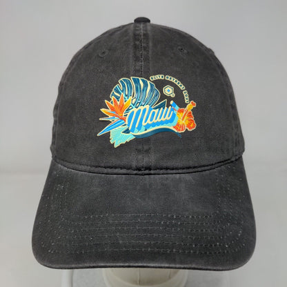 Maui Elite Retreat 2021 Slideback Hat Gray OSFM Adjustable Vented Holes Otto