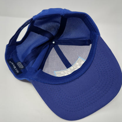 Bud Light Strapback Hat Blue One Size Adjustable Hit Wear 6 Panel