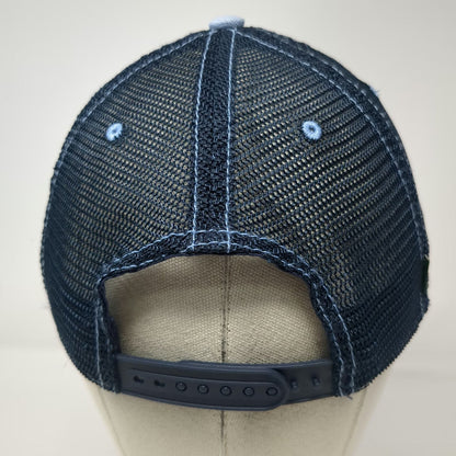 Legacy Trucker Hat Blue One Size Mesh Back Embroidered Crab Adjustable Snapback
