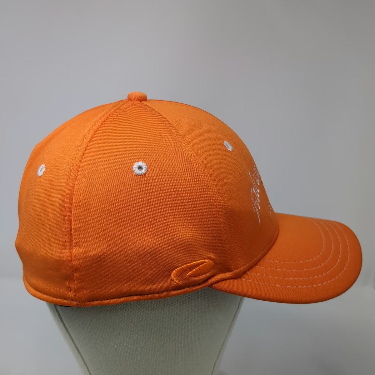 Pukka Falcon Crest Golf Club Baseball Cap Orange White Black M Stretch Fit Hat