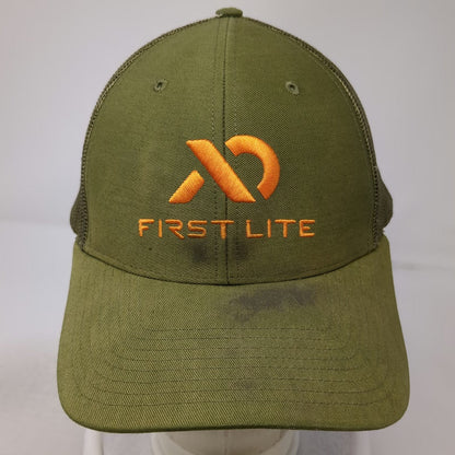 First Lite Trucker Hat Green One Size Mesh Back Snapback Logo Hunting Outdoor