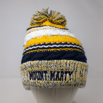 Mount Marty Knit Pom Pom Beanie Hat Multicolor One Size Sport-Tek