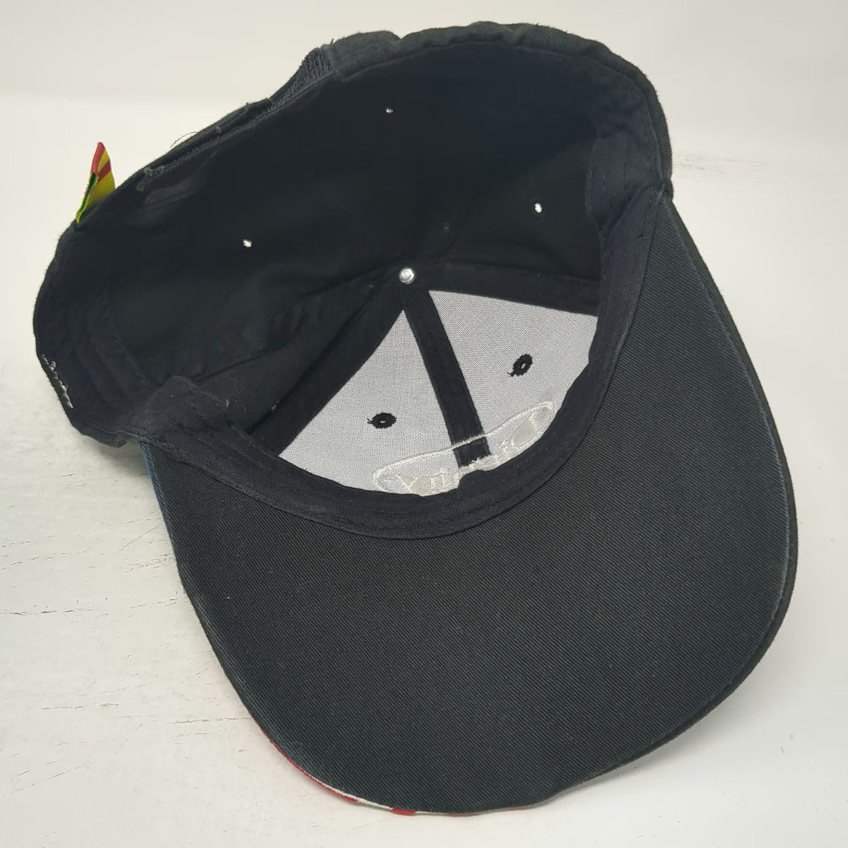 Baseball Cap Black One Size Strapback Vietnam Wall American Flag Memorial Hat