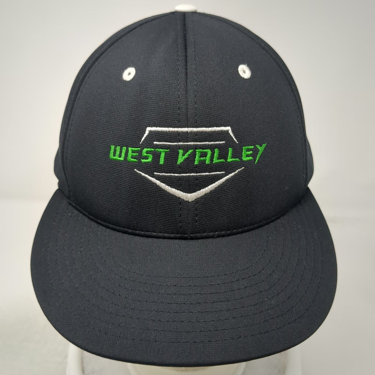 Richardson Baseball Black XL West Valley Performance Stretch Fit Home Plate Hat