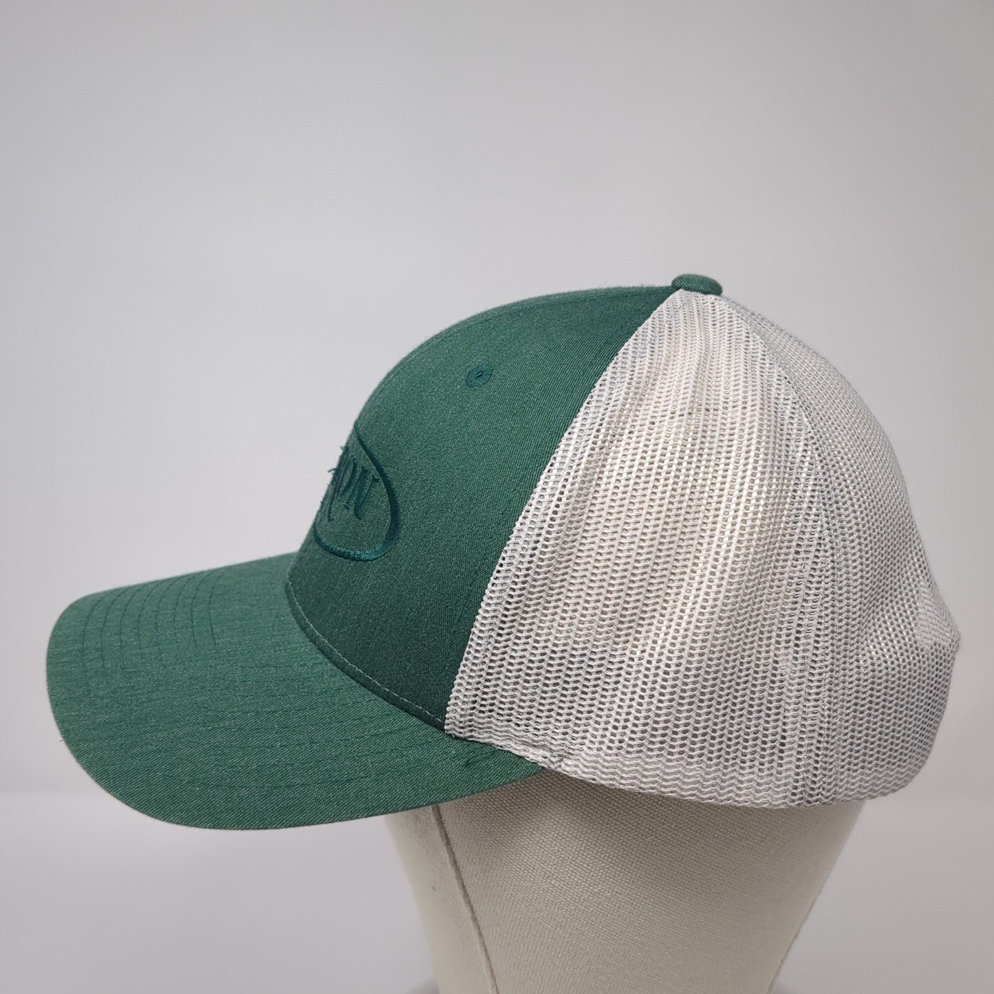 Cameron Co-Op Snapback Trucker Hat Green Large Embroidered Mesh Back Richardson