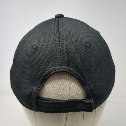 MLB OC Sports Baseball Cap Black OSFM Strapback Embroidered Letter J Hat Mesh