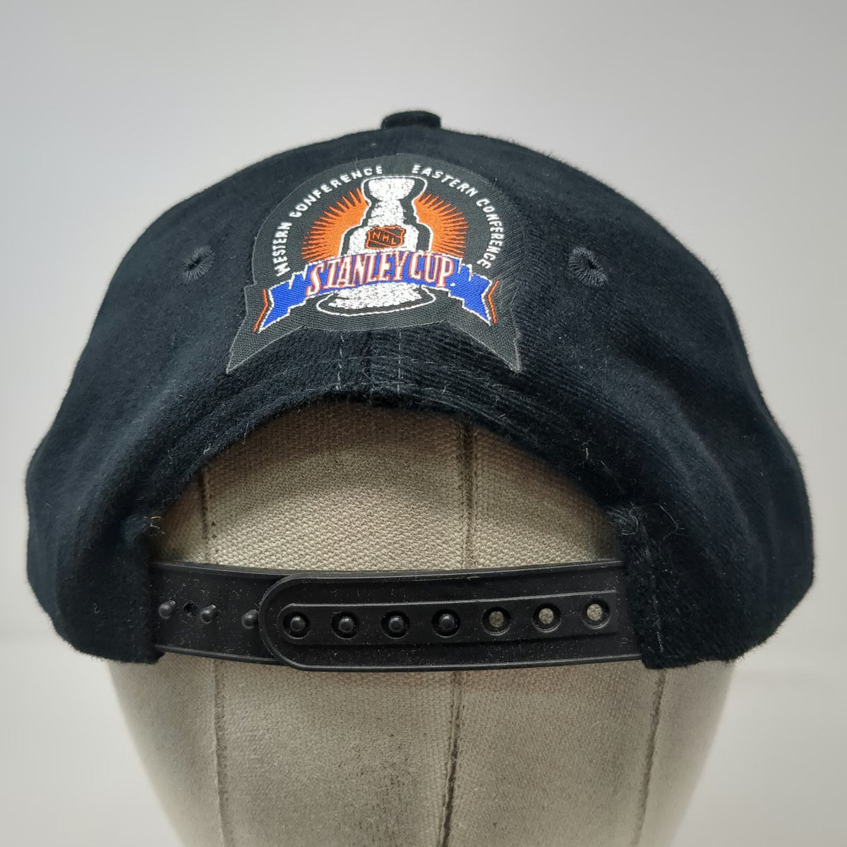 Logo 7 NHL Stars Sabres 1999 Stanley Cup Championship Hat Black Snapback Vintage
